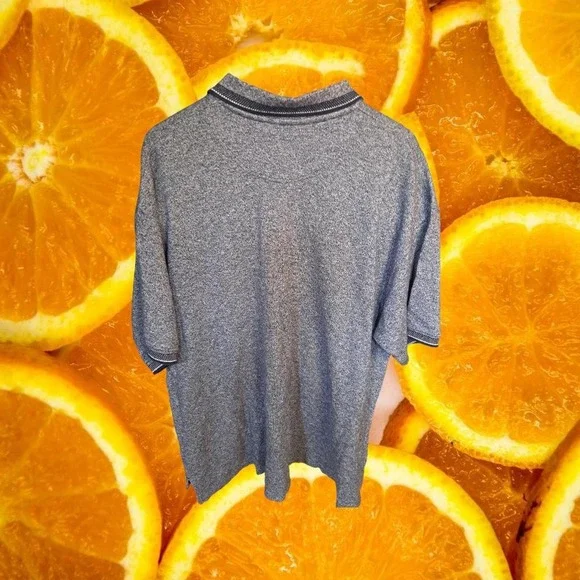 Active Penn State Gray Marled Polo with Embroidered Logo Size Large - Picture 8 of 8